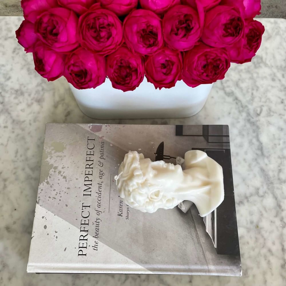3-Year Lasting Peonies in Stainless Steel - Flowers