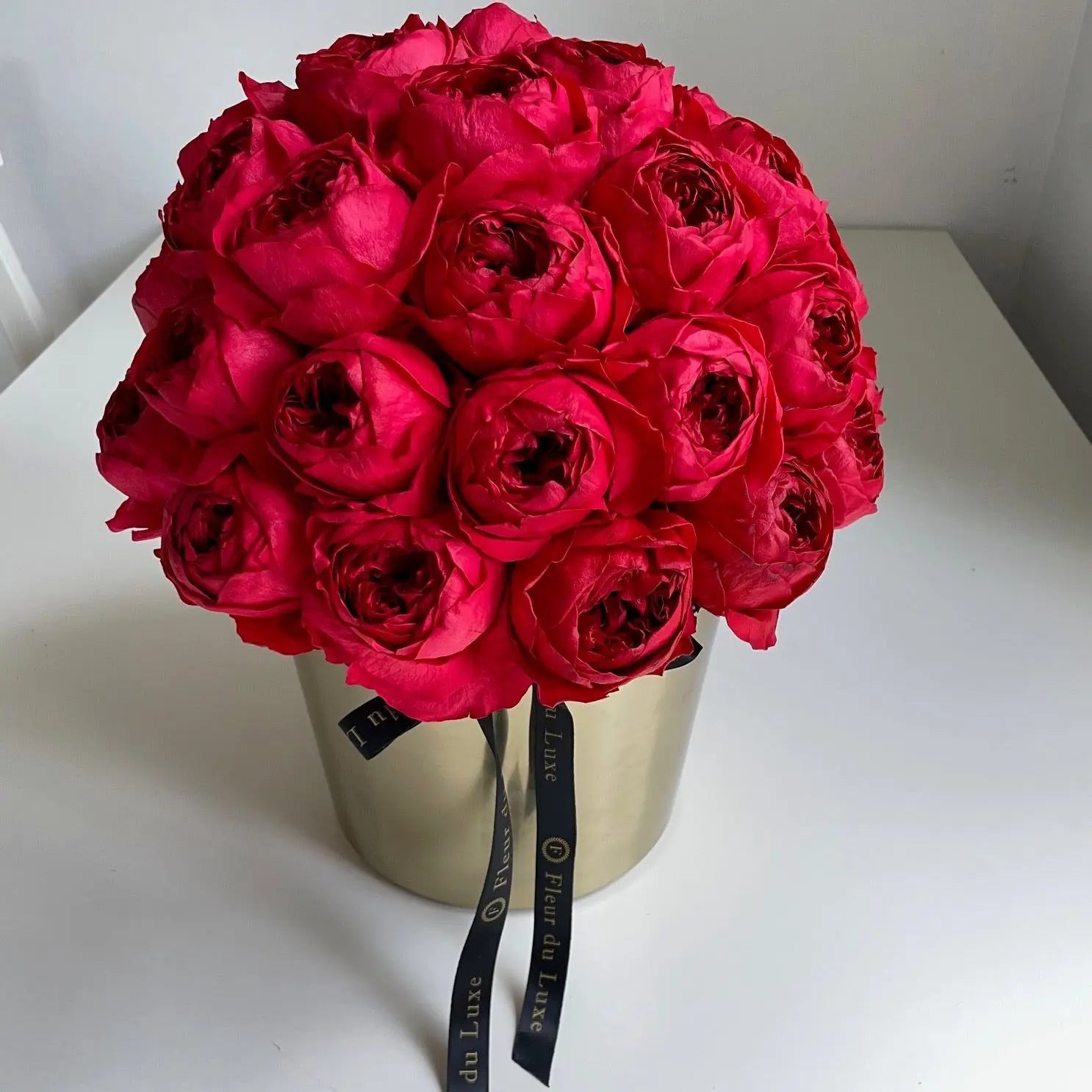 red everlasting peonies