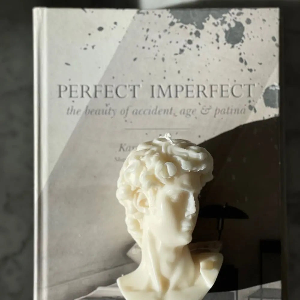 CANDLE: Small King David Bust - Fleur Du Luxe