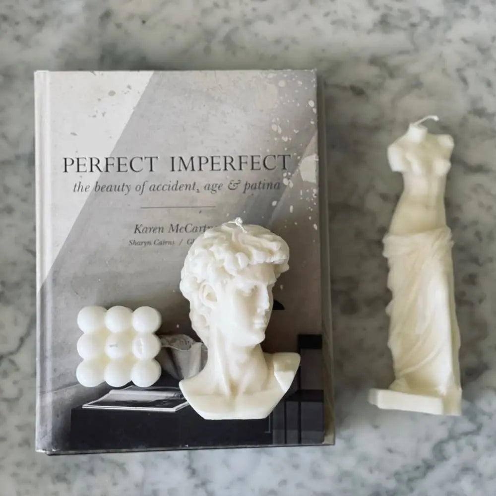 CANDLE: Small King David Bust - Fleur Du Luxe