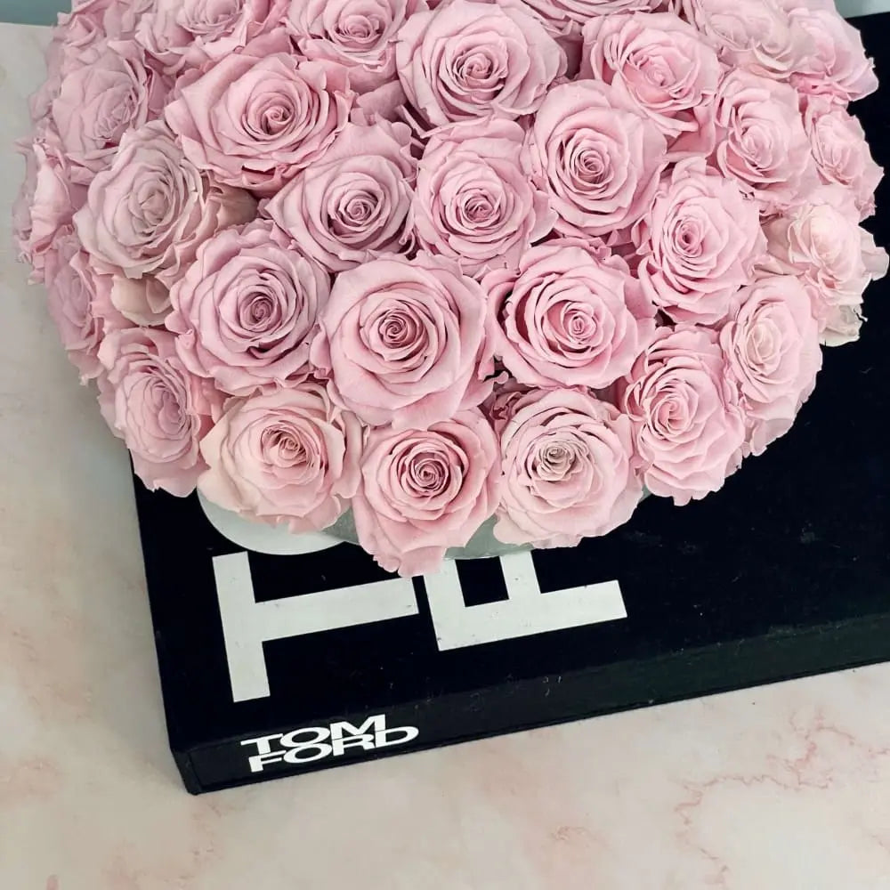 CEMENT POT: Everlasting Roses - Fleur Du Luxe