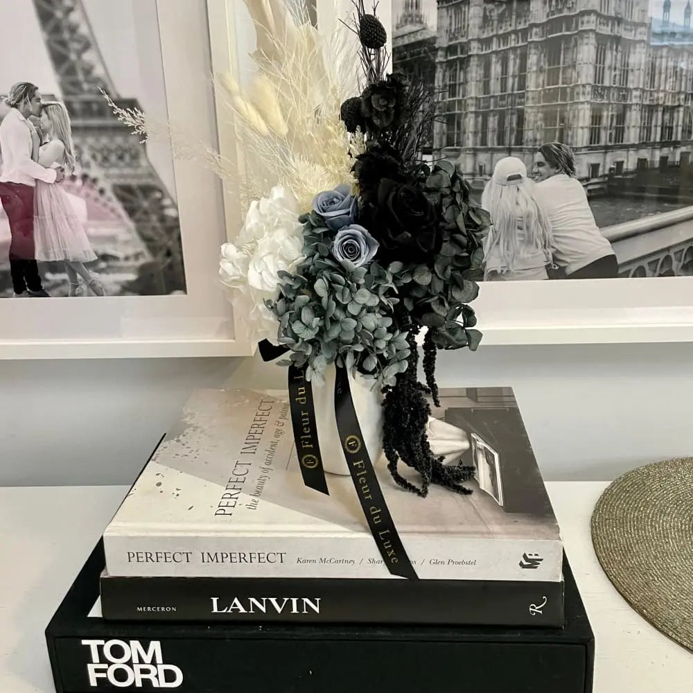 DRIED FLOWERS: Mini Mix & Vase - Fleur Du Luxe