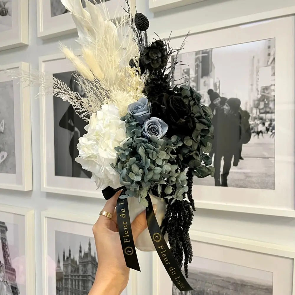 DRIED FLOWERS: Mini Mix & Vase - Fleur Du Luxe