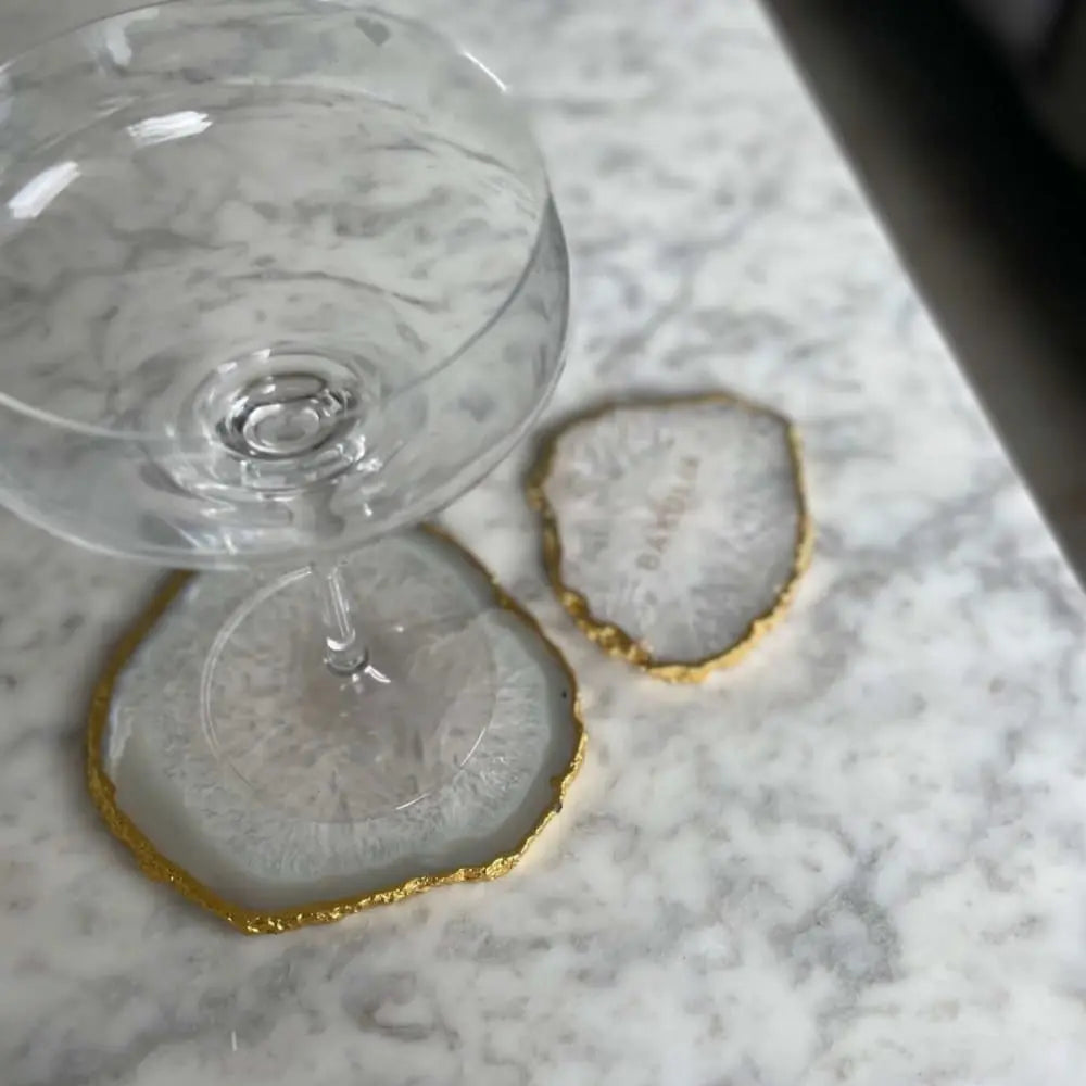 HOME: Personalised Quartz Coaster - Fleur Du Luxe
