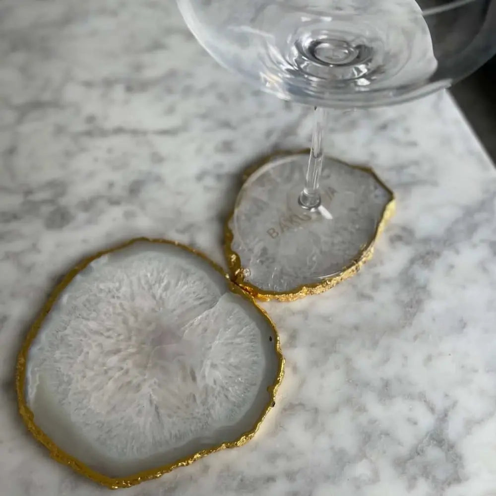 HOME: Personalised Quartz Coaster - Fleur Du Luxe