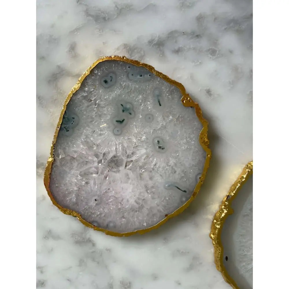 HOME: Personalised Quartz Coaster - Fleur Du Luxe