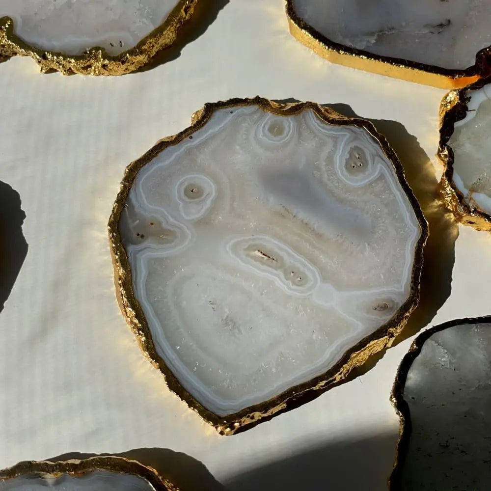 HOME: Personalised Quartz Coaster - Fleur Du Luxe