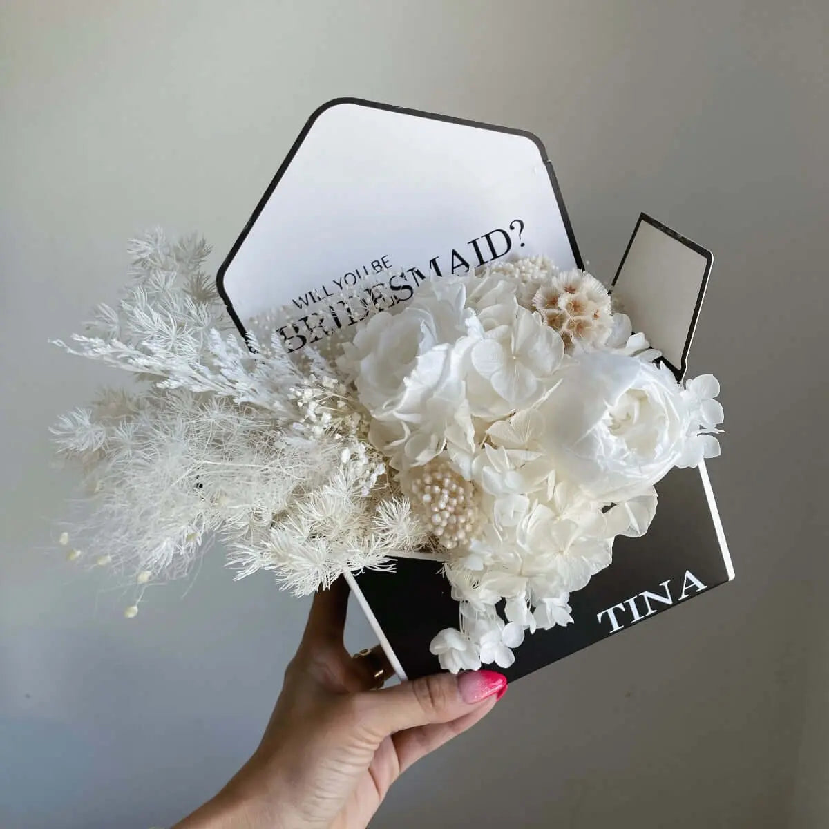 FLOWER ENVELOPE: Cream Flowers - Fleur Du Luxe