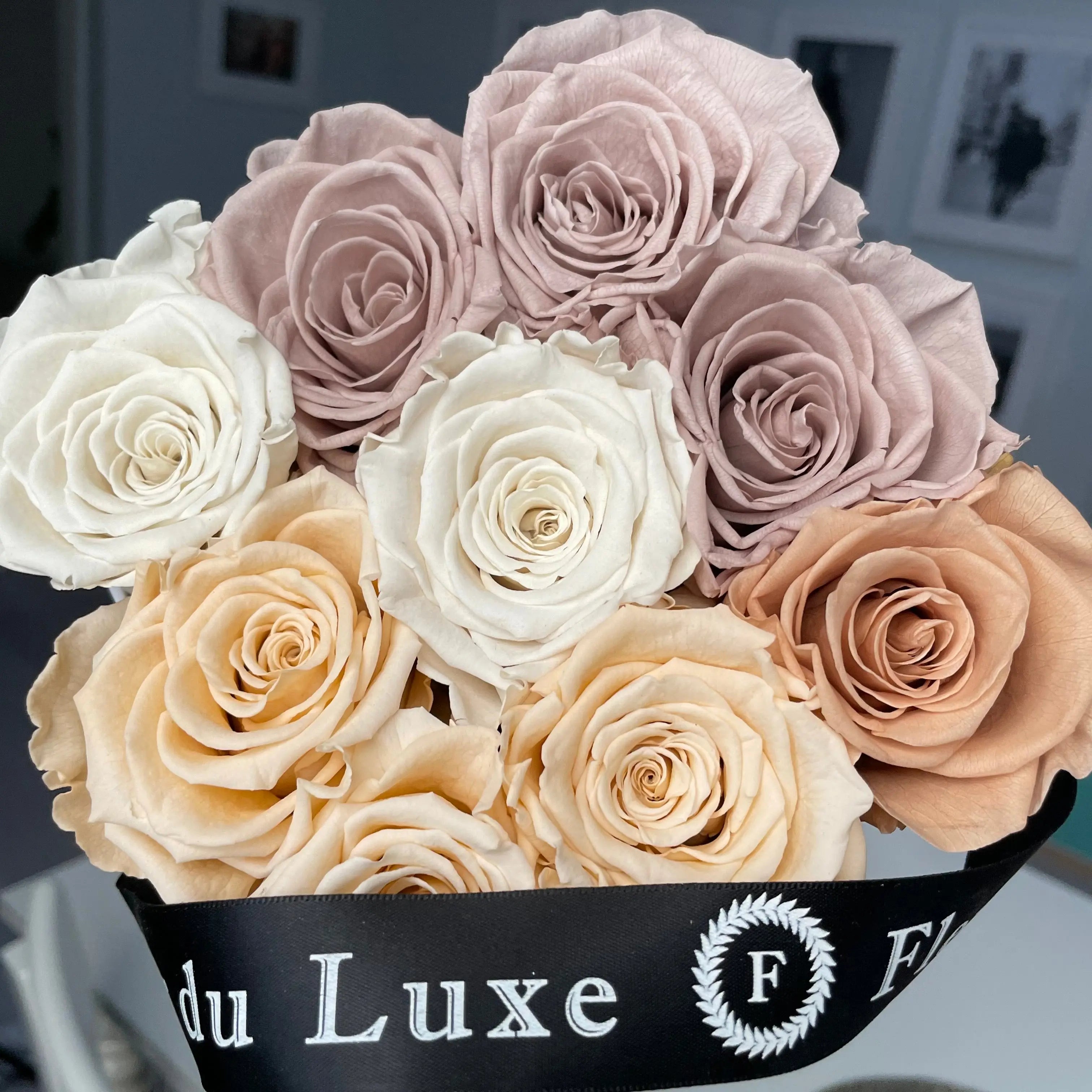 SQUARE BOX : N u d e Blush Mix Fleur Du Luxe