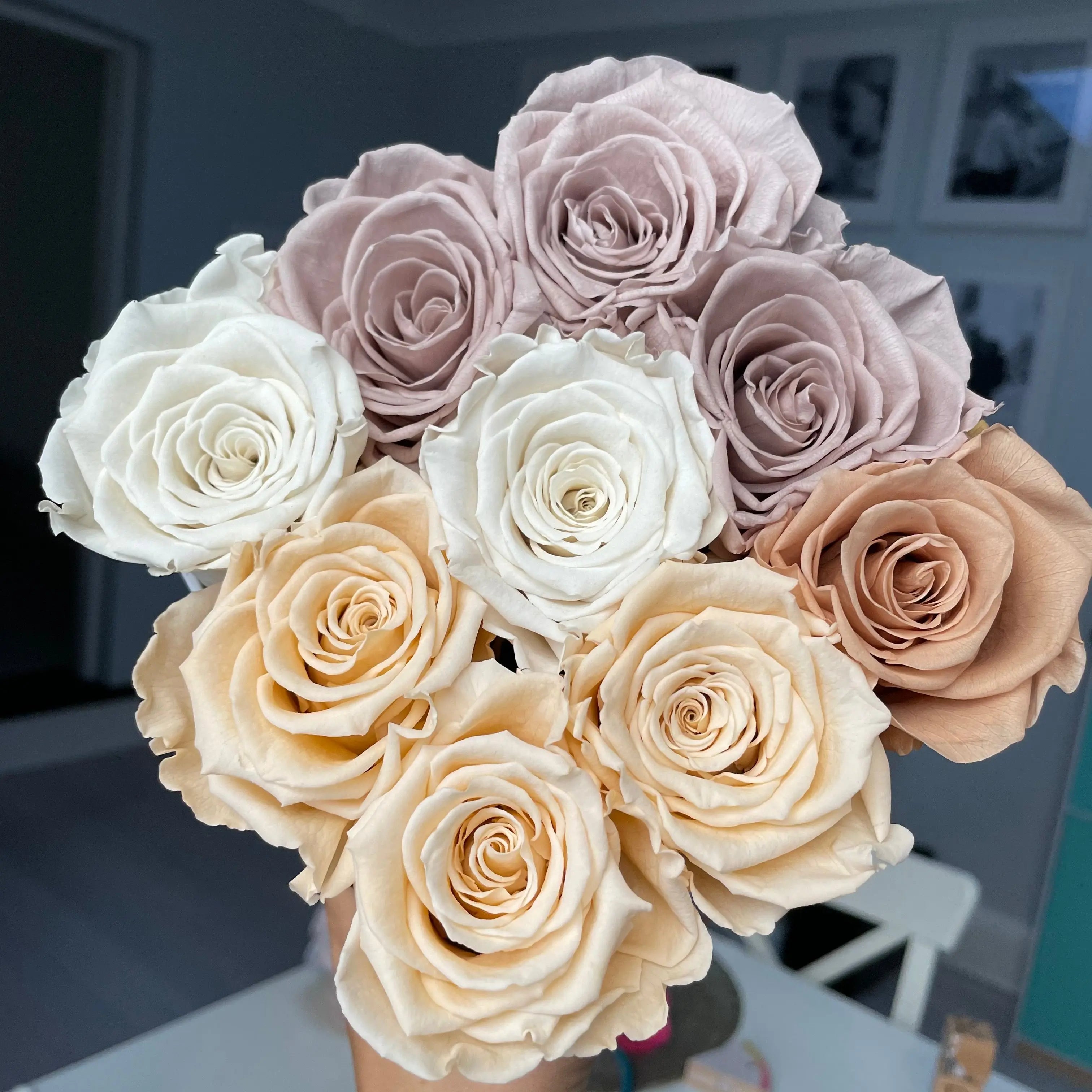 SQUARE BOX : N u d e Blush Mix Fleur Du Luxe