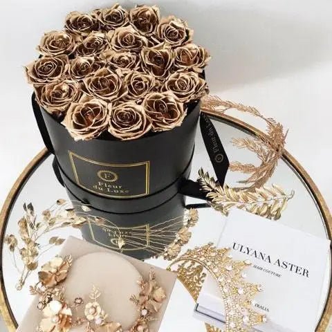 Gold Roses - Fleur Du Luxe