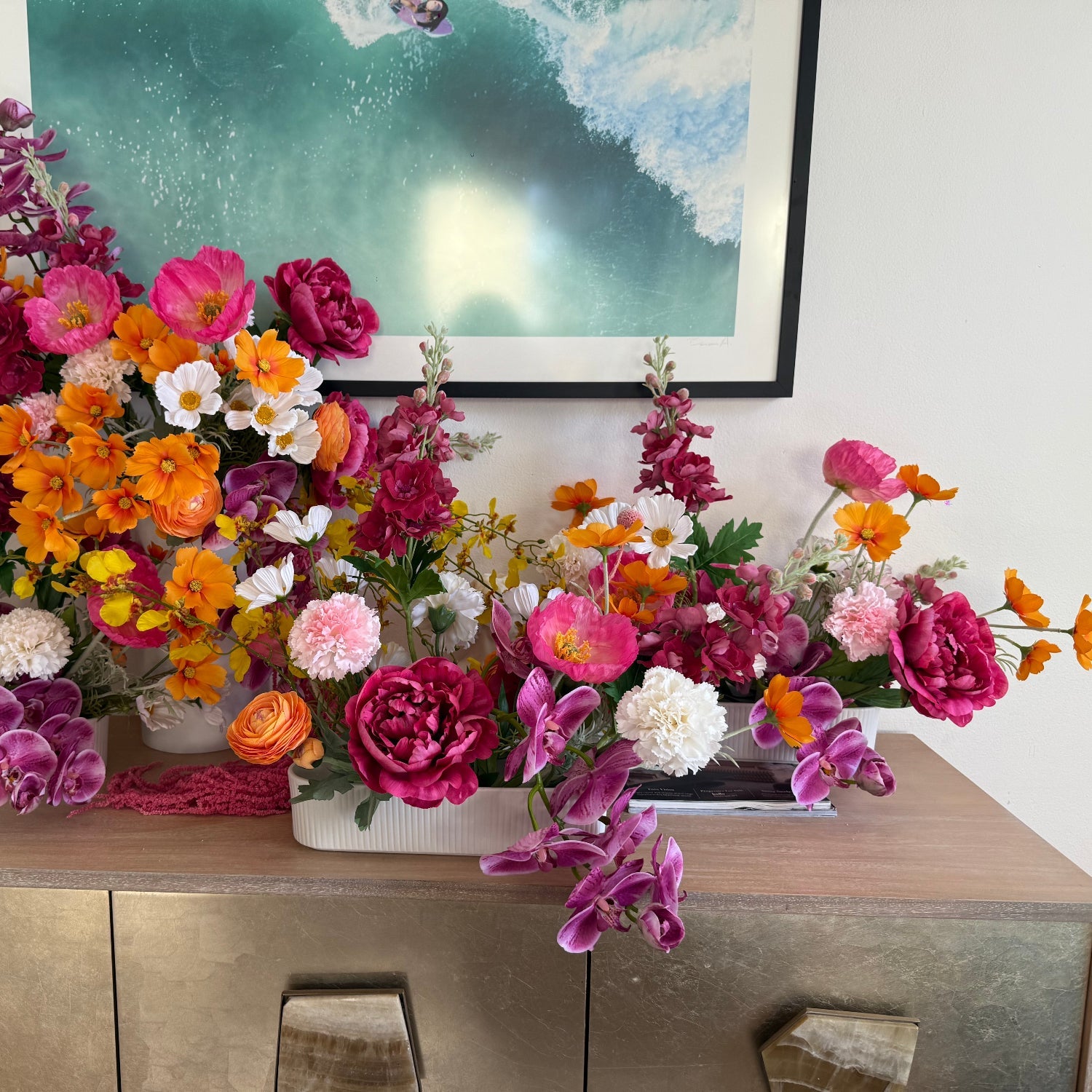 ARTIFICIAL BLOOMS: A Bright Floral Centrepiece - Fleur Du Luxe