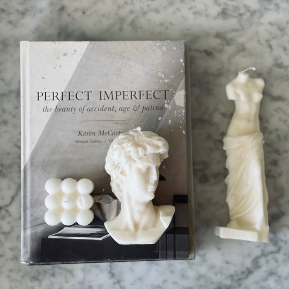 CANDLE: Small King David Bust - Fleur Du Luxe