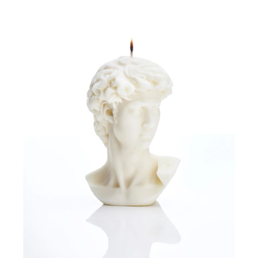 CANDLE: Small King David Bust - Candle