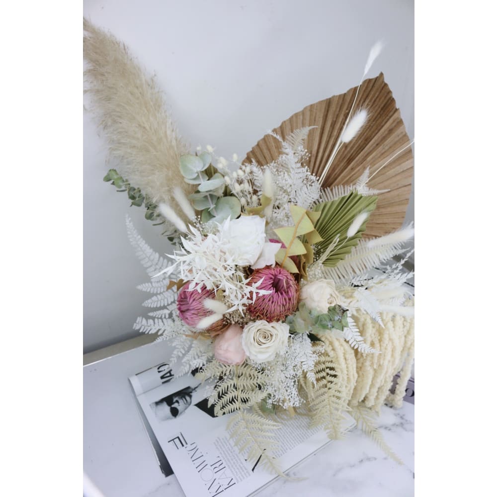 DRIED FLOWERS: Wedding Bouquet - Fleur Du Luxe