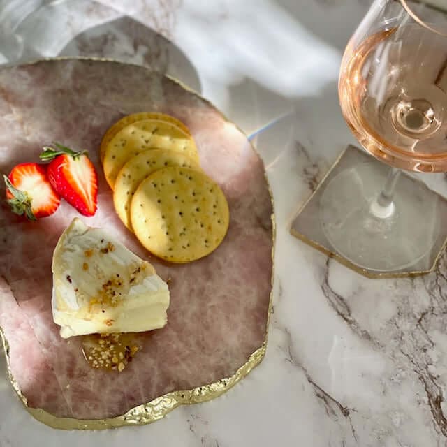 HOME: Quartz Platter - Pink - Homewares