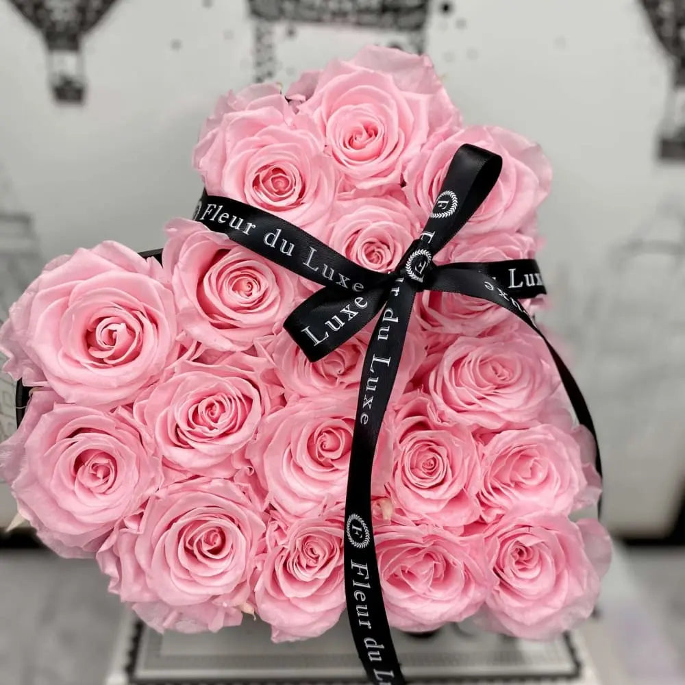 Love Heart Box: Cherry Red Roses - Fleur Du Luxe