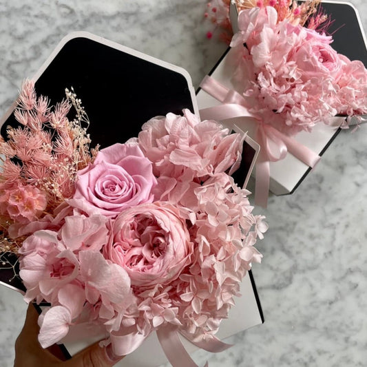 PINK FLOWER ENVELOPE: Everlasting Peony Mix - Fleur Du Luxe