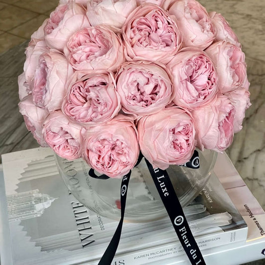 Preserved Peonies: Year - Long Beauty in Fish Bowl - Fleur Du Luxe