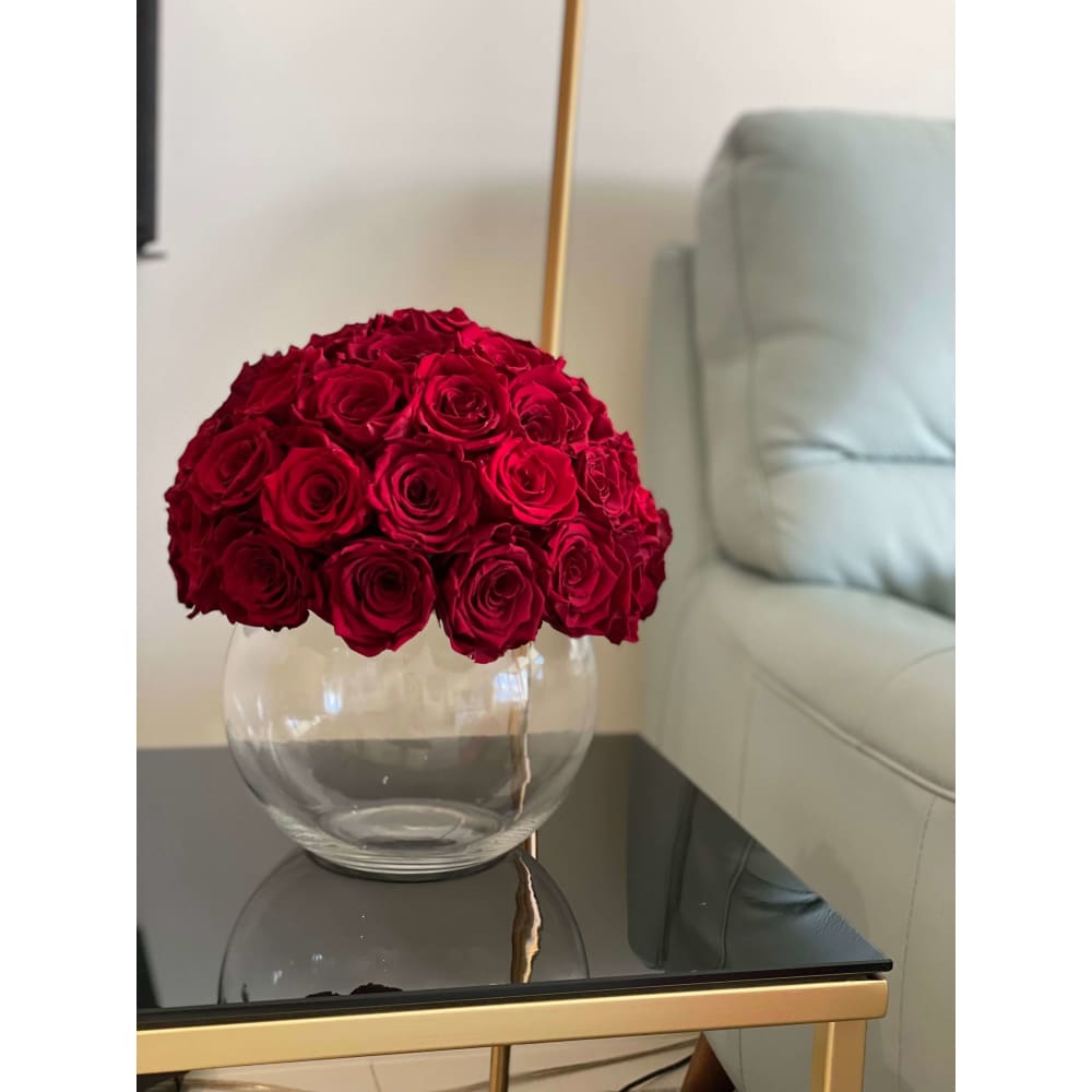 Preserved Peonies: Year - Long Beauty in Fish Bowl - Fleur Du Luxe