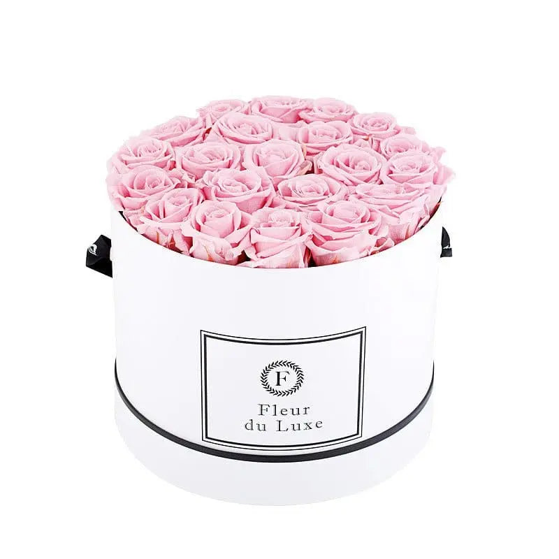 ROUND BOX : Signature Roses Red - Fleur Du Luxe