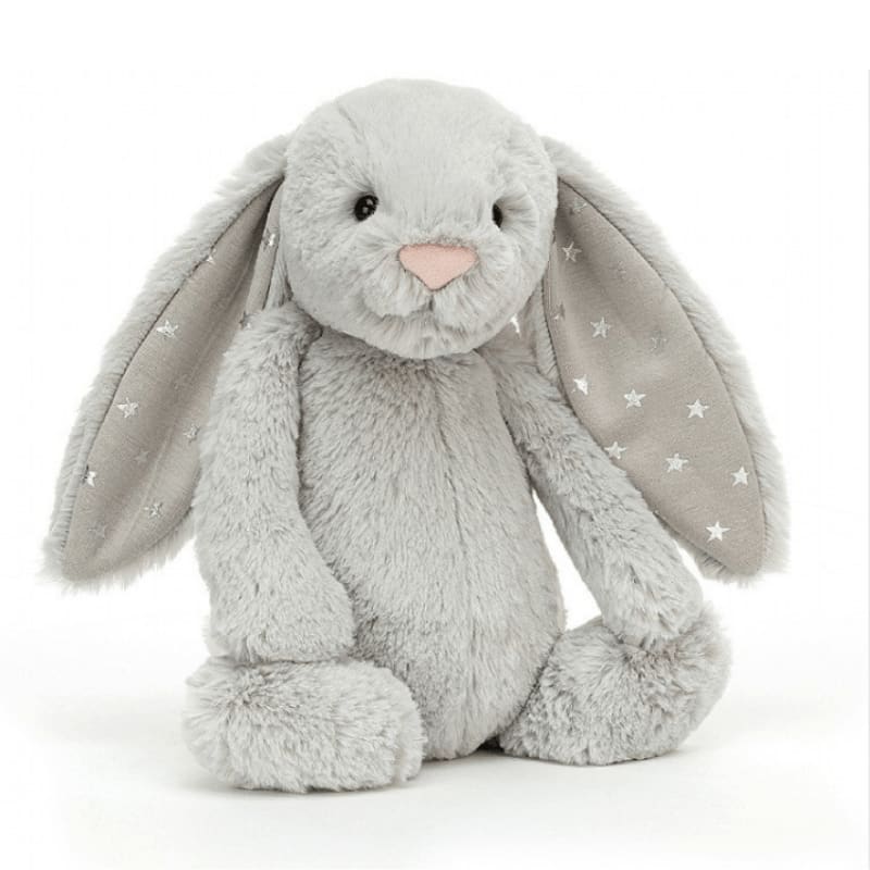 TOY: Bashful Bunny - Shimmer Grey - Soft Toy