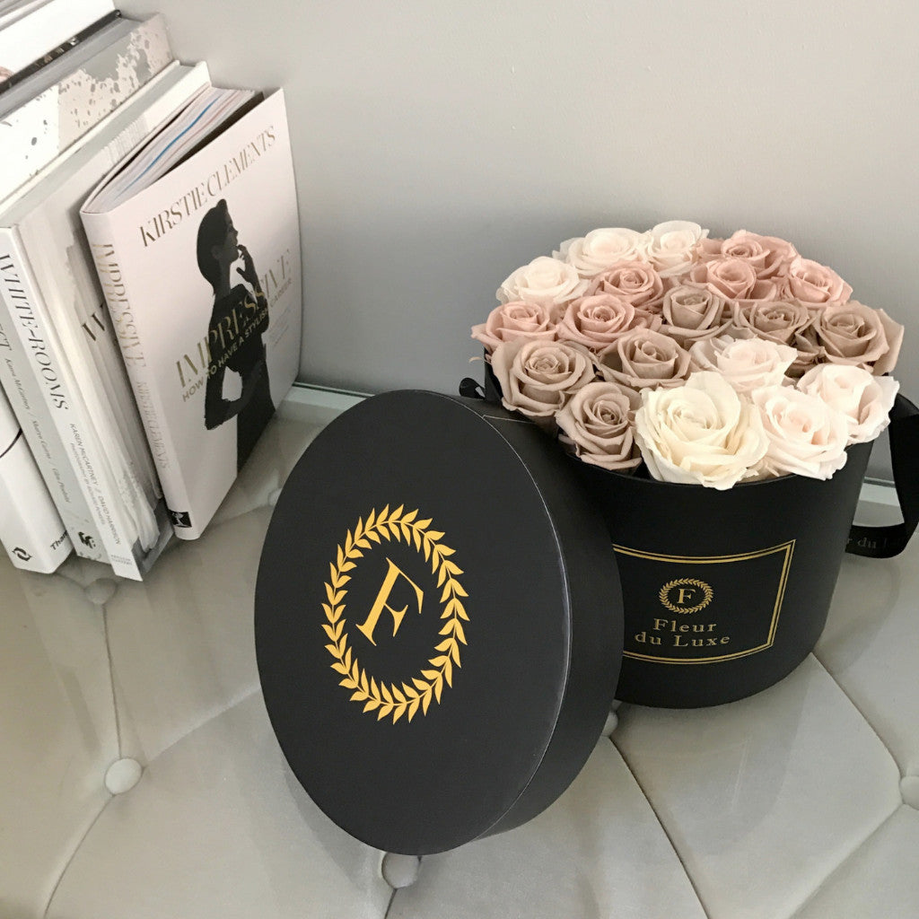 Best wishes-Premium-flower-gift-love-round-box-fleurduluxe