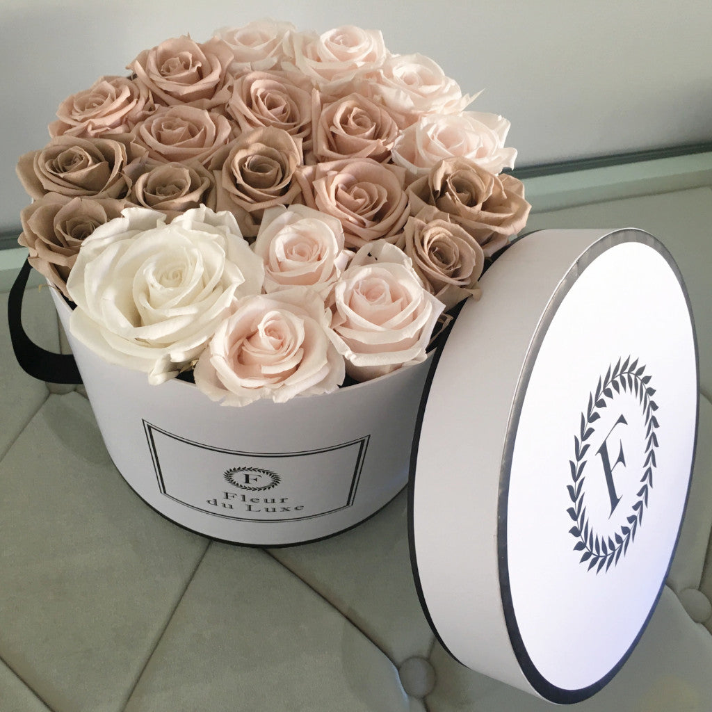 Best wishes-Premium-flower-gift-love-round-box-fleurduluxe