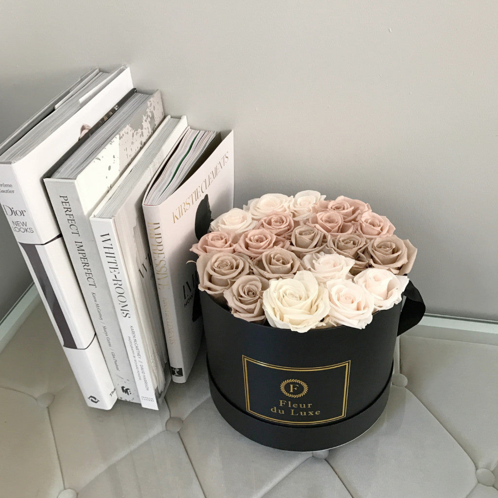 Best wishes-Premium-flower-gift-love-round-box-fleurduluxe