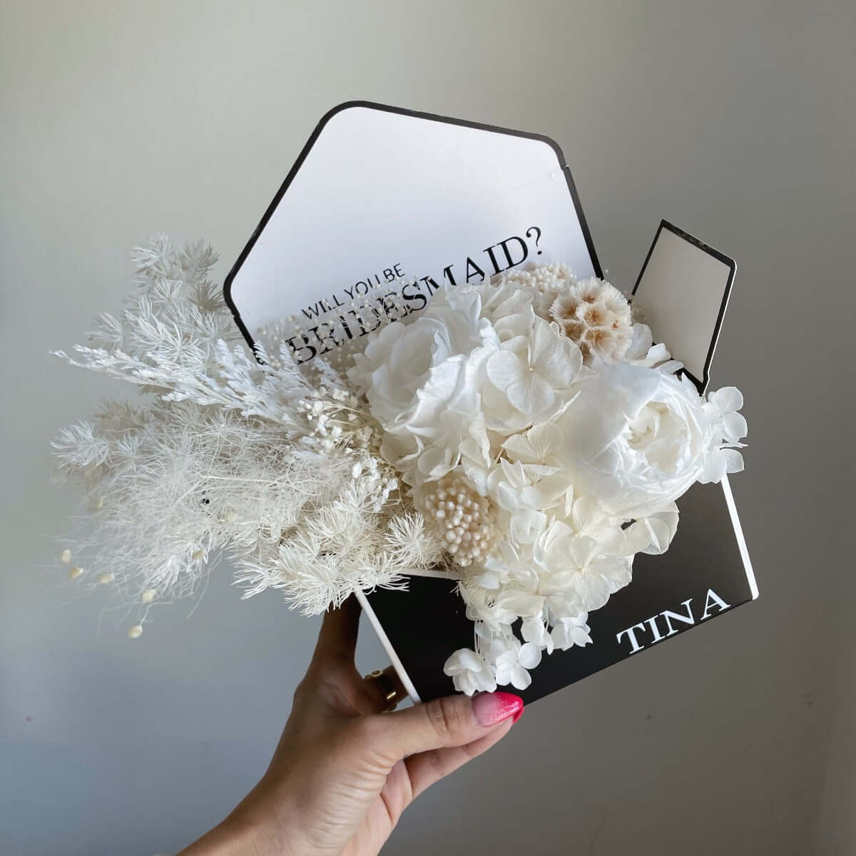 FLOWER ENVELOPE: Cream Flowers - Fleur Du Luxe