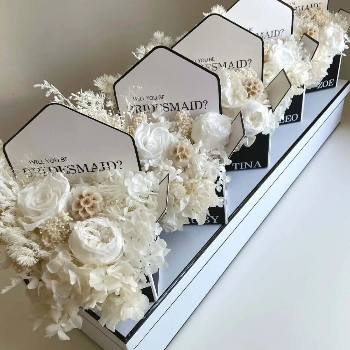 FLOWER ENVELOPE: Cream Flowers - Fleur Du Luxe