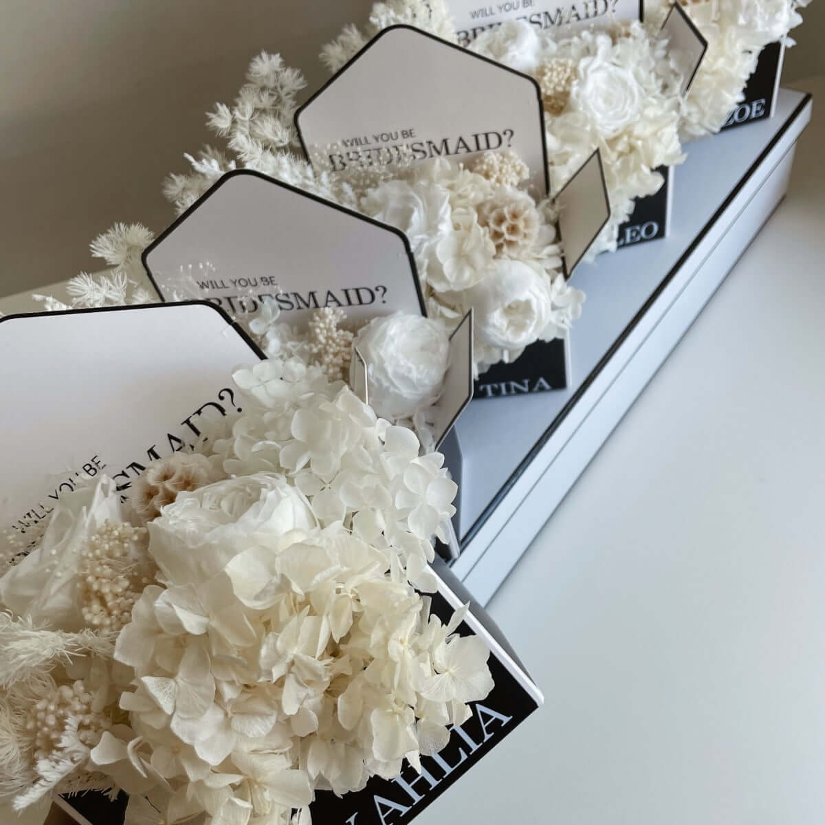 FLOWER ENVELOPE: Cream Flowers - Fleur Du Luxe