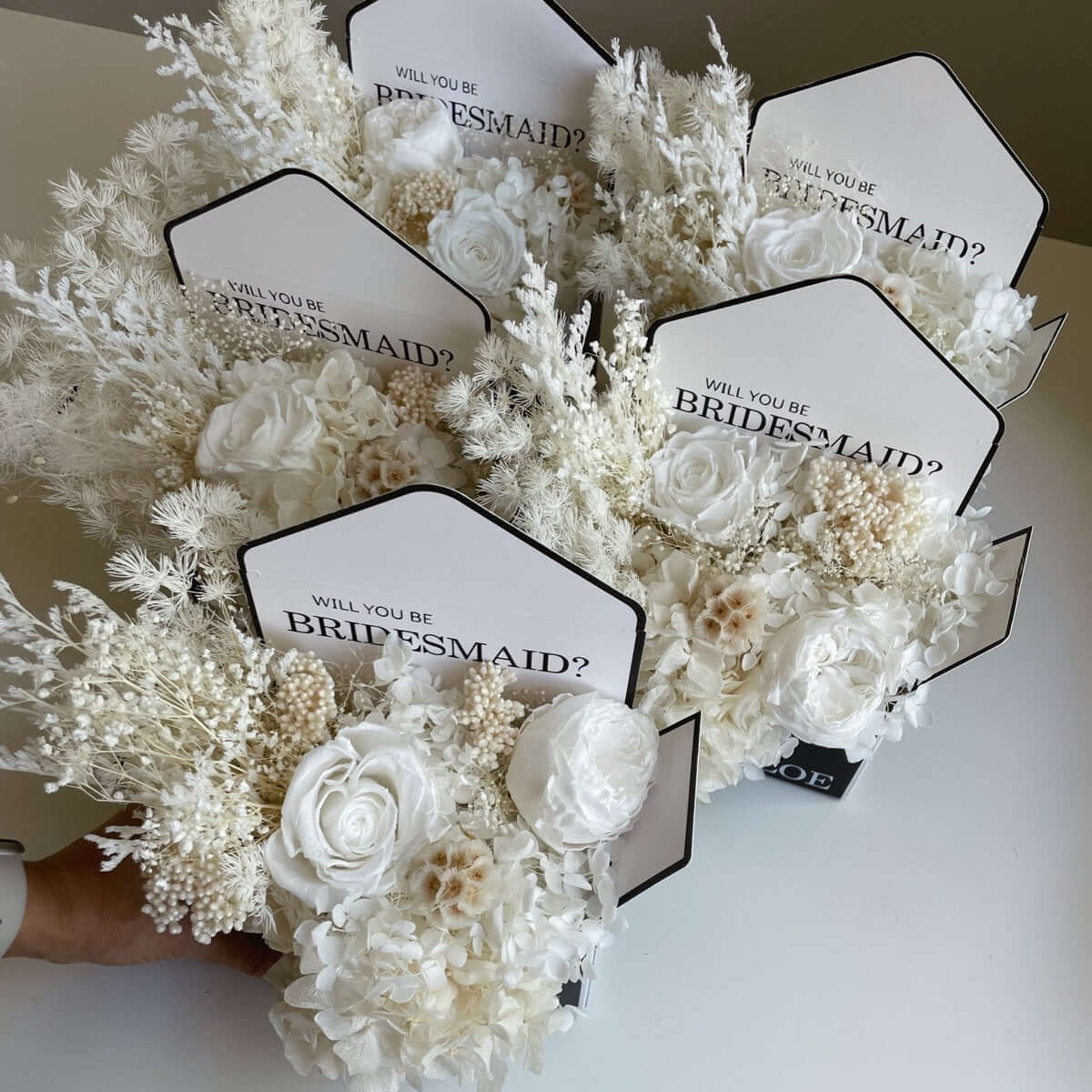 FLOWER ENVELOPE: Cream Flowers - Fleur Du Luxe